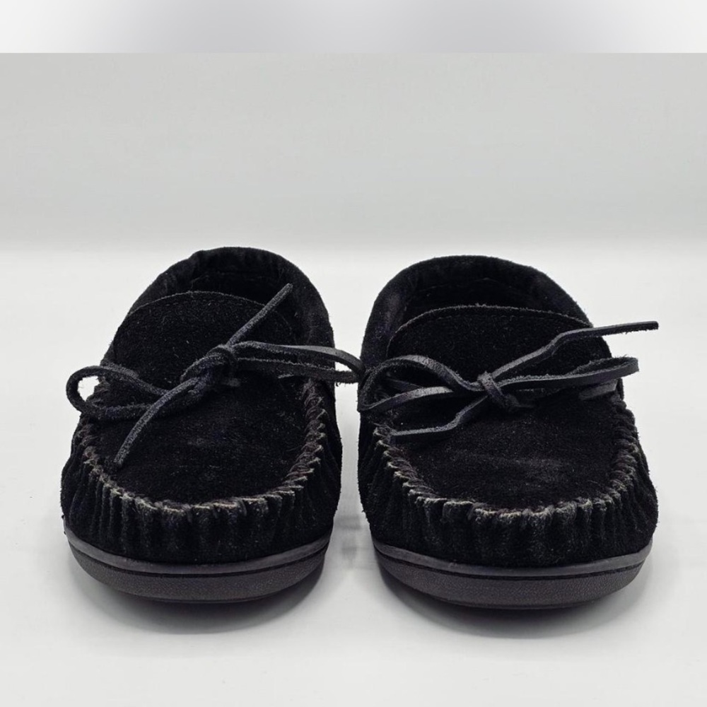 Minnetonka Black Moccasins